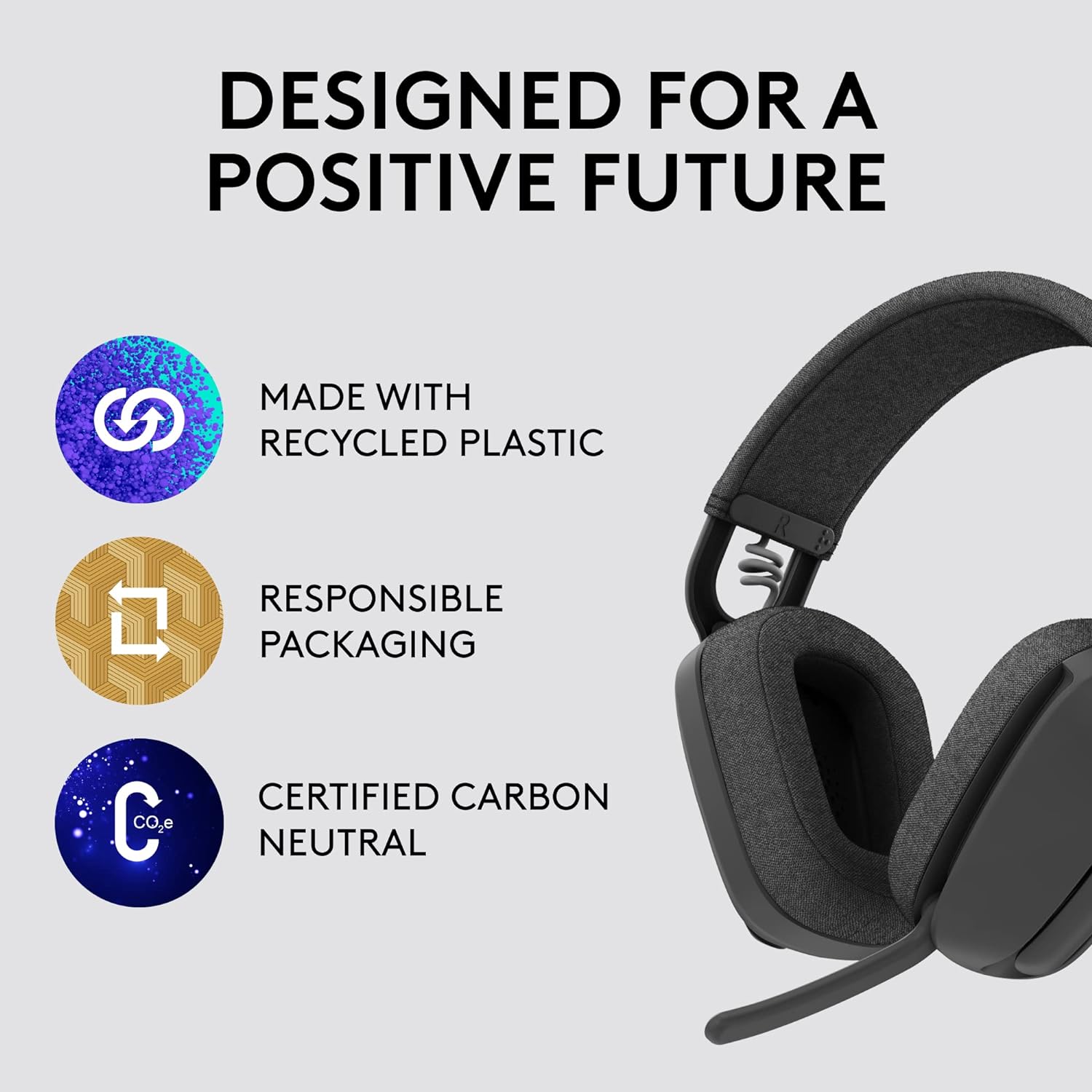 Logitech Zone Vibe 100 Wireless & Bluetooth Over Ear Headphones HEADSET Logitech Zone Vibe 100 Wireless & Bluetooth Over Ear Headphones HEADSET